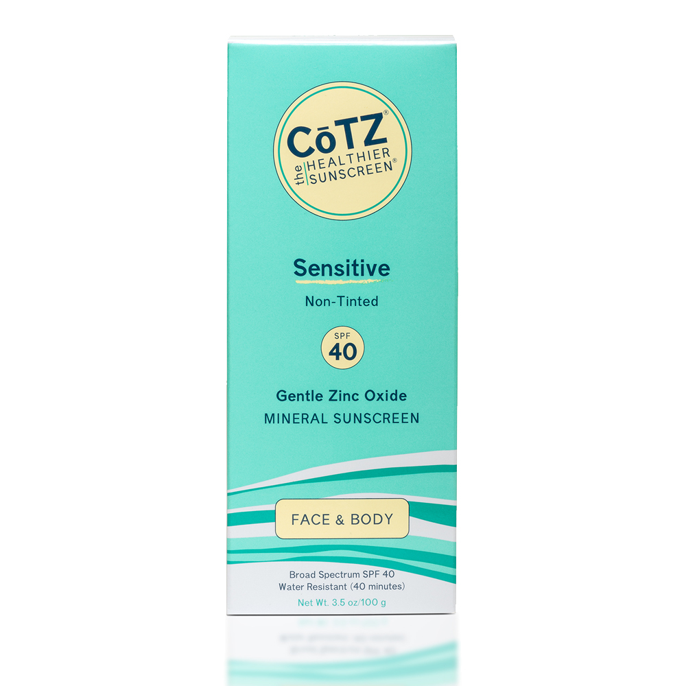 cotz sensitive spf 40 mineral sunscreen